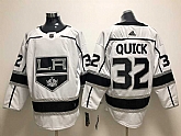 Los Angeles Kings #32 Jonathan Quick White Adidas Stitched Jersey,baseball caps,new era cap wholesale,wholesale hats